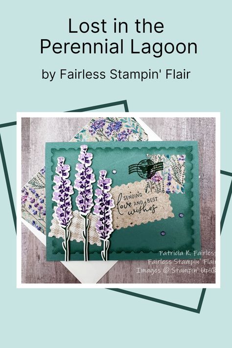 SNEAK PEEK! SNEAK PEEK! Use the Painted Lavender and Perennial Postage bundles to create this pretty card that can be used for any occassion. Visit Fairless Stampin' Flair for additional photos and to download a FREE TUTORIAL. Su Perennial Postage, Su Perennial Lavender, Stampin Up Perennial Postage Dies, Stampin Up Perennial Postage, Stampin Up Painted Lavender Cards, Perennial Postage Stampin Up Cards, Stampin Up Painted Lavender, Stampin Up Perennial Lavender, Perennial Lavender Stampin Up Cards