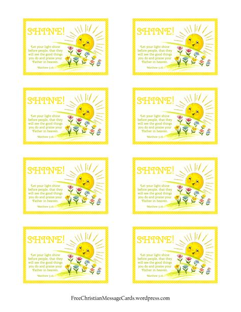 Let your light shine Christian Message Card print page Awana Puggles, Scripture Crafts, Ministering Ideas, Agape Gifts, Church Volunteers, Primary Presidency, Children Ministry, Printable Postcards, Light Party