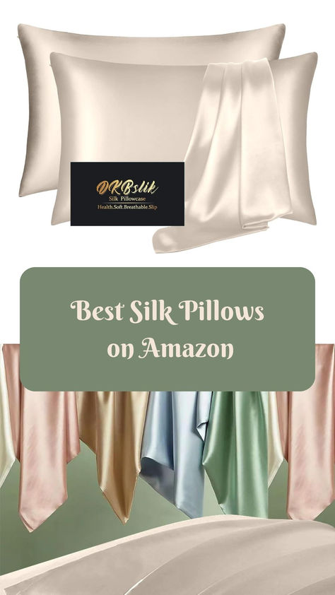 Satin Pillow Case, Silk Pillow Cases, Acne Beauty, Best Silk Pillowcase, Silk Pillowcases, Satin Pillow, Satin Pillowcase, Beauty Sleep, Silk Pillow