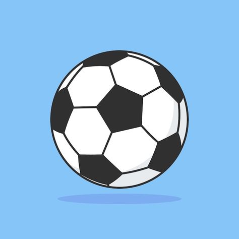 Soccer Ball Cartoon, Soccer Cartoon, Sport Icon, Cartoon Icons, Soccer Team, Soccer Ball, Vector Photo, Vector Illustration, Soccer