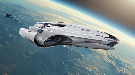 Breathtaking Wallpapers, Space Video, Futuristic Space, Space Music, Space Ship Concept Art, Starship Concept, Game Cosplay, Starship Design, Sci Fi Ships