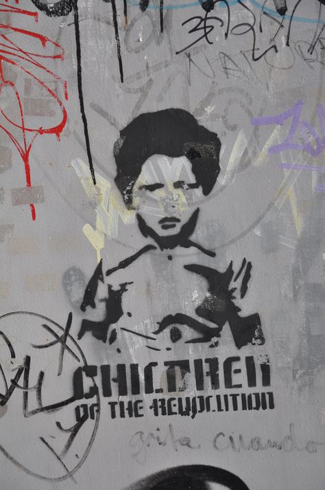 Children of The Revolution - Barcelona, SP Children Of The Revolution, Dance Dance Revolution, Graffiti Wallpaper, The Revolution, Graffiti, Barcelona, Movie Posters, Wall, Art