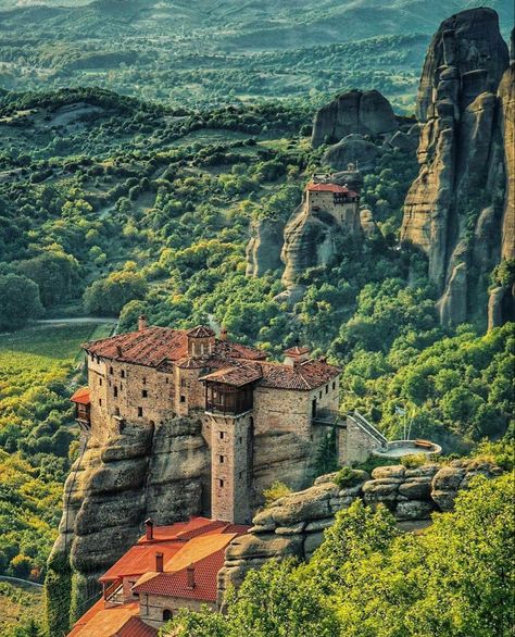 Greece Mountain Greece Forest, Greece Castle, Ambrose Aesthetic, Arcadia Greece, Greece Mountains, Mountain Restaurant, Things To See In Rome, North Greece, Prince Of Greece