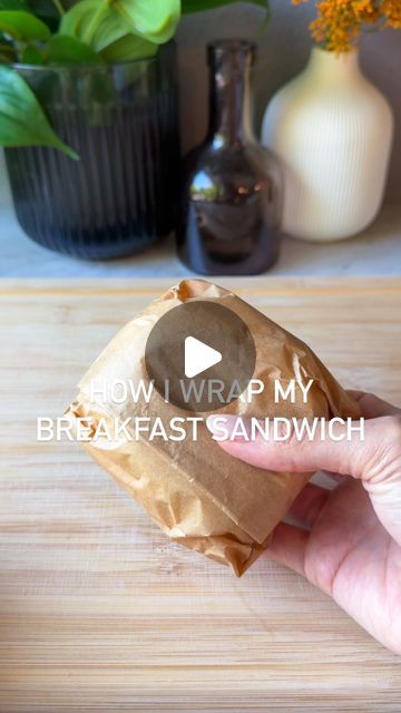 Kylie, MS, RD | Dietitian on Instagram: "How to wrap your breakfast sandwich in parchment paper

 #mealprep #breakfastideas #easybreakfast" Breakfast Sandwiches Frozen, Panini Sandwiches, Freezer Breakfast Sandwiches, Frozen Breakfast, How To Wrap, Breakfast Sandwiches, Eat Your Heart Out, Food Info, Breakfast Meal Prep