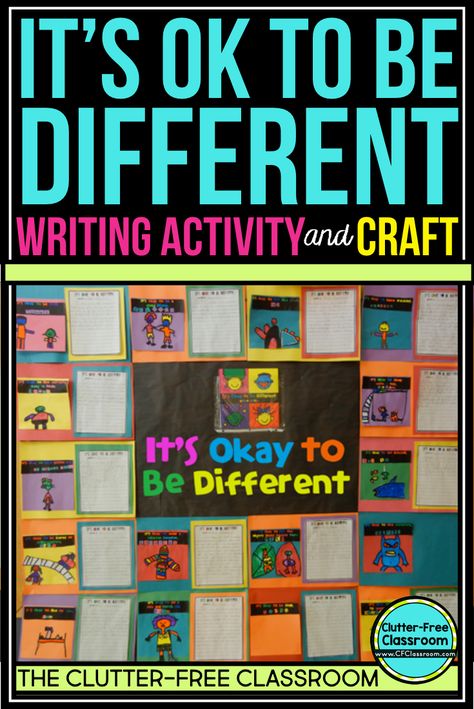 Teaching Diversity: It's OK to be Colorful & Creative | Jodi Durgin Education Co. Diversity Bulletin Board, Teaching Diversity, Multicultural Classroom, Diversity Activities, Todd Parr, Diversity In The Classroom, Activities Elementary, Teaching Tolerance, Clutter Free Classroom