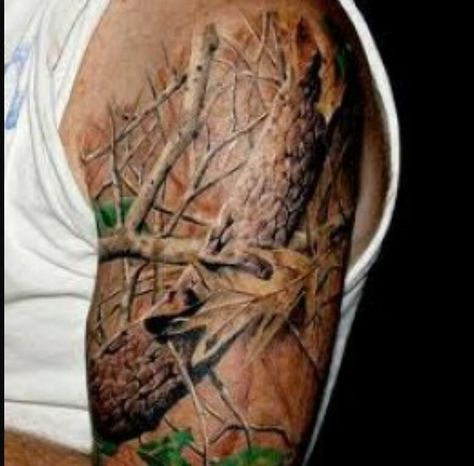 Camouflage tattoo Bow Hunting Tattoos, Camo Tattoo, Skin Color Tattoos, Bow Tattoo Designs, Hunting Tattoos, Tattoos To Cover Scars, Army Tattoos, C Tattoo, Cross Tattoo Designs