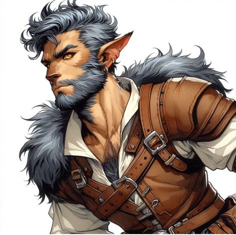 Male Pirate Character Design, Dnd Shifter, Shifter Dnd, Fighter Dnd, Side Character, Half Elf, Elf Characters, D D Character Ideas, Art Of Man