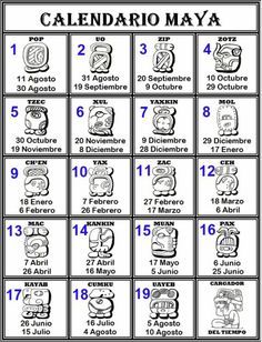 Calendario Maya Mayan Zodiac, Maya Calendar, Mayan Glyphs, Mayan Tattoos, Aztec Symbols, Mayan Symbols, Maya Art, Aztec Culture, Mayan Calendar