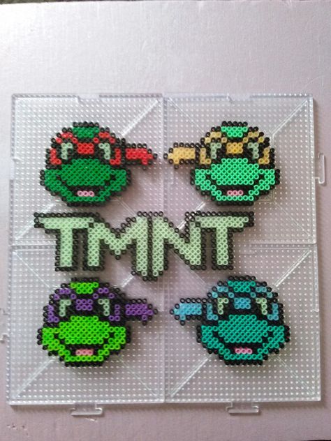 Tmnt teenage mutant ninja turtles perler bead Perler Bead Patterns Ninja Turtles, Ninja Turtle Perler Beads, Teenage Mutant Ninja Turtles Perler Bead, Perler Beads Tmnt, Ninja Turtle Perler Bead Pattern, Teenage Mutant Ninja Turtles Pixel Art, Tmnt Perler Bead Patterns, Ninja Turtles Perler Beads, Turtle Perler Beads