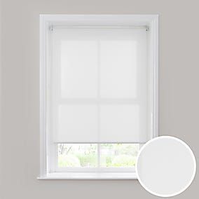 White Daylight Roller Blind | Dunelm Window Renovation, Waterproof Blinds, Bedroom Shutters, Blinds For Windows Living Rooms, Sheer Roller Blinds, Window Roller Blinds, Sheer Blinds, Fabric Roller Blinds, White Blinds