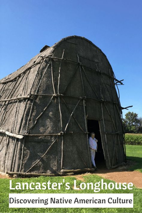 Native American Longhouse, American History Timeline, Pennsylvania Dutch Country, Woodland Indians, Native American Proverb, Native Designs, American History Lessons, Eastern Woodlands, Travel History