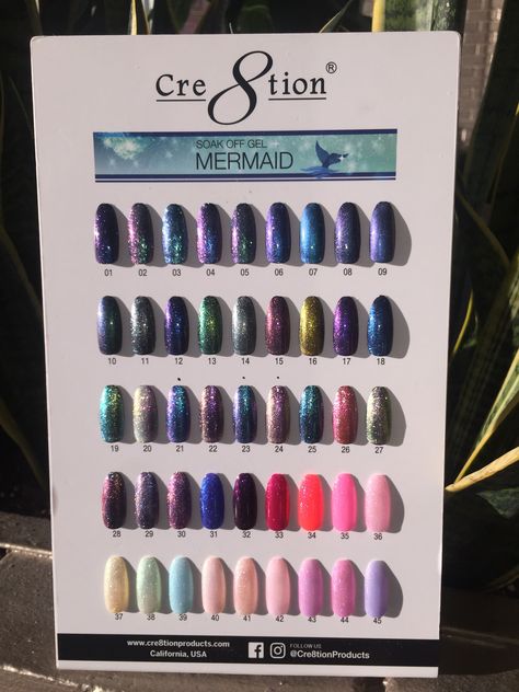 Cre8tion: Mermaid Monday’s 🧜‍♀️ Mermaid Polish Nails, Mermaid Colors Nails, Mermaid Color Nails, Mermaid Nails Acrylic, Mermaid Effect Nails, Mermaid Gel Nails, Plush Nails, Gel Nail Polish Ideas, Mermaid Nail Polish