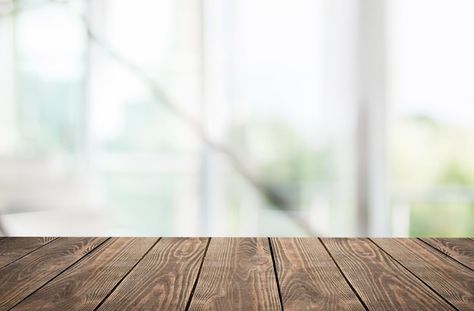 Wooden empty table top in front of blurr... | Premium Photo #Freepik #photo #countertop #kitchen-table #kitchen-top #table-view Table Front View, Window Background, Kitchen Top, Table Kitchen, Top Table, Blurred Background, Front View, Premium Photo, Kitchen Table