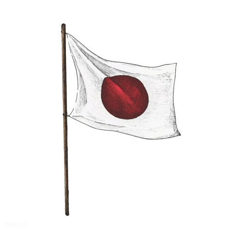 Premium image by rawpixel.com Wind Symbol, Flag Drawing, Flag Illustration, Flag Printable, Japanese Flag, Japan Flag, Flag Coloring Pages, About Japan, Kimono Japan