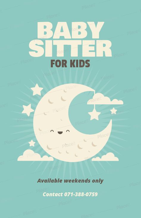 Babysitter Poster Ideas, Baby Sitter Flyer Ideas, Baby Sitting Flyers, Babysitter Flyer Ideas, Babysitting Club, Babysitting Flyers, Babysitting Activities, Baby Sitting, Childrens Bedroom Decor