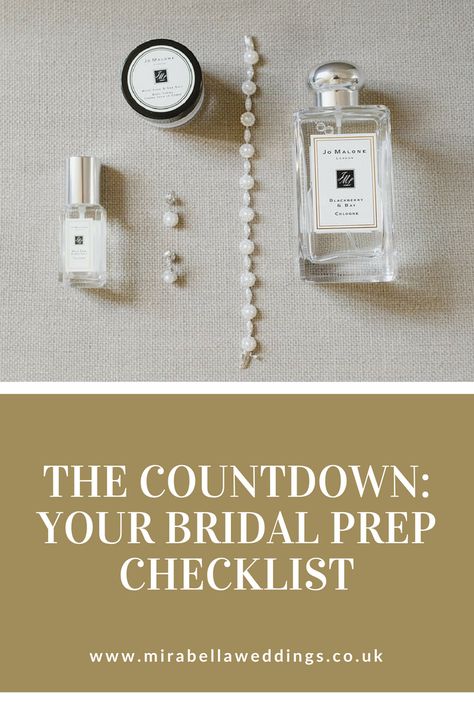 Final few weeks before your wedding? Use our bridal prep checklist to make sure you're wedding ready! www.mirabellaweddings.co.uk Bride Checklist, Prep Checklist, Wedding Ready, Bridal Prep, Wedding Timeline, Wedding Prep, Wedding Preparation, Planning Tips, Wedding Planning Tips