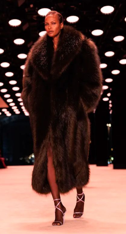 Fur Coat Outfit Baddie, Fur Coat Aesthetic, Ysl Outfit, Winter Outfits Aesthetic, Nyc Girl, Vintage Fur, Winter 2022, Fur Fashion, Cute Summer Outfits