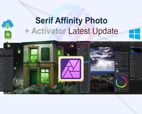 Serif Affinity Photo 2.5.5.2636 + Activator Zukét Création Internet Network, Affinity Photo, Windows Server, Data Recovery, Photo Editing Software, Editing Software, Save Image, Free Stuff, Photo Effects