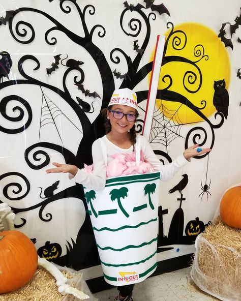 In-N-Out Stawberry Shake Halloween Costume Milkshake Costume, Boba Costume, In N Out, Spirit Week, Halloween 2024, Costume Ideas, Halloween Costume, Halloween Costumes, Projects To Try