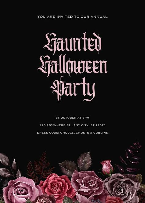 Plantillas Photo Collage Prints, Halloween Party Invitation, Photo Collage Maker, Black Invitation, Halloween Party Invitations, Halloween Invitations, Print Collage, Party Invite Template, Fete Halloween