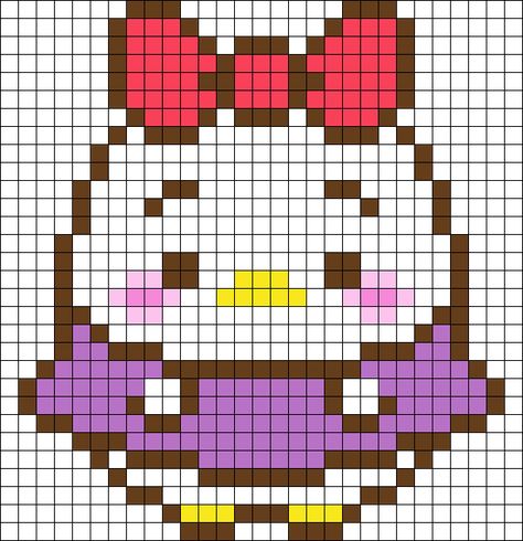 Daisy Pixel Art, Halloween Canvas Art, Easy Perler Bead Patterns, Piskel Art, Graph Crochet, Easy Pixel Art, Pattern Maker, Pixel Drawing, Perler Crafts