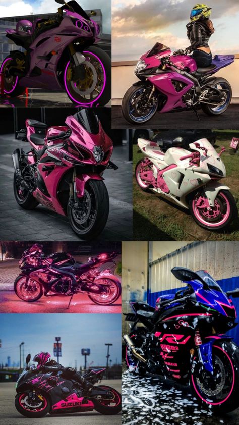 Purple Motorcycle, Pink Motorcycle, Best Motorbike, Motocross Love, Kawasaki Bikes, Image Moto, Motorcross Bike, Custom Sport Bikes, Baby Bike