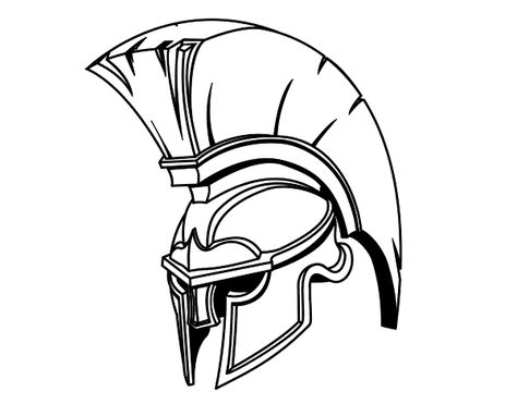 Roman Warrior Helmet coloring page to color, print or download. Color online with this game to color Cultures coloring pages  and you will be able to share and to create your own gallery online. Spartan Helmet Tattoo, Trojan Helmet, Helmet Drawing, Greek Helmet, Roman Helmet, Gladiator Helmet, Helmet Tattoo, Spartan Tattoo, Warrior Helmet