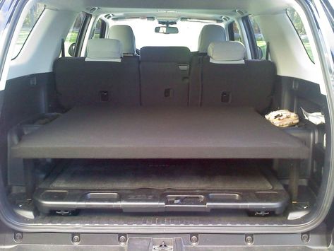 toyota 4runner double deck cargo #2 Toyota 4runner Interior, 4runner Accessories, 4runner Forum, Carrying Boxes, Truck Interior, Double Deck, Cargo Liner, Toyota 4runner, Toyota