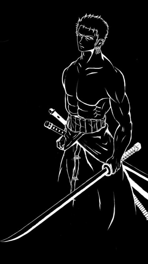 @entearth Zoro Black And White, Black And White Iphone Wallpaper, White Iphone Wallpaper, Doflamingo Wallpaper, Zoro Roronoa, رورونوا زورو, One Piece Photos, One Piece Tattoos, One Piece Cartoon