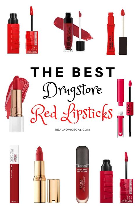 Are you looking for the best red lipstick read our review? I will tell you how it goes on and if it stays. I will also tell you about its feel on your lips. Best Matte Red Lipstick, Maybelline Red Lipstick, Best Drugstore Red Lipstick, Red Lipstick Tutorial, Best Drugstore Lipstick, Brown Smokey Eye Makeup, Kiss Proof Lipstick, Red Lipstick Shades, Red Lipstick Matte