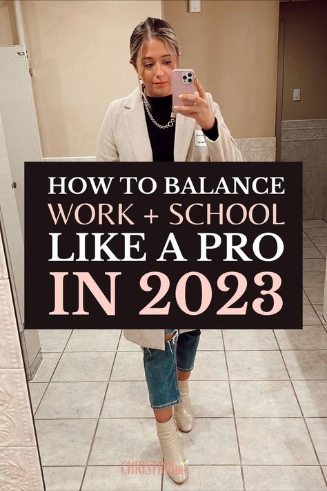 Feeling overwhelmed by the demands of working full-time while pursuing your degree? You're not alone! Balancing work and school can be a major challenge, but it's not impossible. In this post, we share expert tips and strategies for managing your time, staying organized, and finding success in both your career and your studies. Click to read more and get the support you need to thrive as a full-time working student Working Student, Work Balance, Working On Me, Research Assistant, Time Management Strategies, Study Organization, Grad Student, School Study Tips, Full Time Work