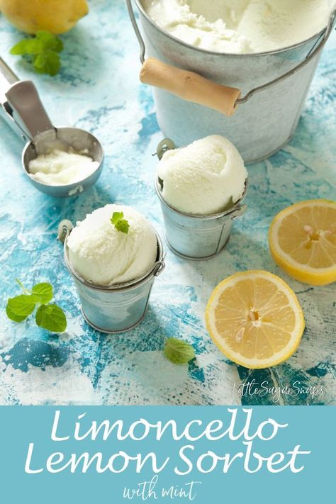 Lemon Sorbet Recipe, Homemade Sorbet, Limoncello Recipe, Lemon Juice Benefits, Fruity Recipes, Lemon Bar, Lemon Sorbet, Lemon Dessert Recipes, Sorbet Recipes