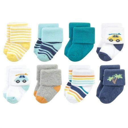 Hudson Baby socks are ideal baby socks for everyday wear with cotton-rich fabric that are soft and comfortable on your baby's tiny little feet. Our stretchable design makes for proper fit and no fuss dressing. Made with soft, cushy fabric, our socks are a great addition to your little one's outfit. Size: 6-12 Months.  Color: Blue.  Gender: male.  Age Group: infant. Baby Boy Socks, Dapper Dudes, Infant Boy, Sock Booties, Boy Stuff, Boys Socks, Gerber Baby, Kid Clothes, Hudson Baby