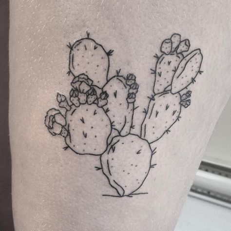 Prickly pear cactus for Shauna! Thanks again! El Nopal Tattoo, Jack Tattoo, Painted Rock Cactus, Cactus Tattoo, Tattoo Quotes For Women, Arabic Tattoo Quotes, Flash Sheet, Tattoo Flash Sheet, Pear Cactus