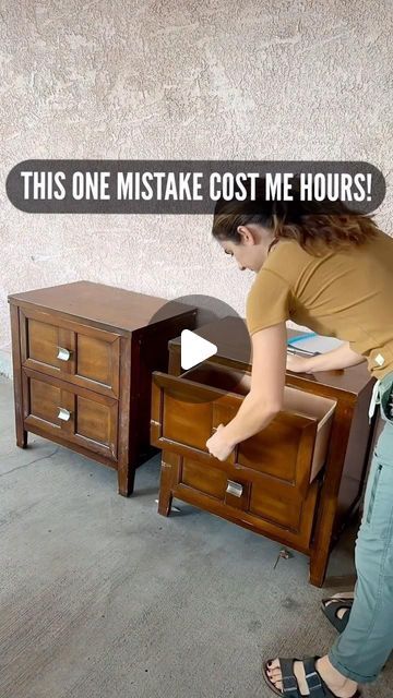 Furniture Flipping | Erin Thayer on Instagram: "Here’s the profit breakdown:
Nightstands - $0
Primer - $8
Paint - $15
Top coat - $10
Building wax - $2

Total investment: $37 and roughly 9 hours
Sold for $300
TOTAL PROFIT: $263

These should have been completed way faster, but hey, mistakes happen and this was a great learning experience for me 😆 
.
.
.
#furnitureflip #furnituremakeover #paintedfurniture #furnitureartist #furniture #furniturerestoration #upcycledfurniture #furnituredesign #refinishedfurniture #homedecor #diy #upcycle #furniturepainter #interiordesign #refurbishedfurniture #handpaintedfurniture #furniturerehab #diyhomedecor #furniturepainting #beforeandafter #upcycled #decor #paintedfurniturelove #handpainted #paintitbeautiful" Upcycle Nightstand Diy, Glamour Interiors, Upcycled Decor, Mistakes Happen, Furniture Flipping, Diy Nightstand, Furniture Rehab, Diy Upcycle, 9 Hours