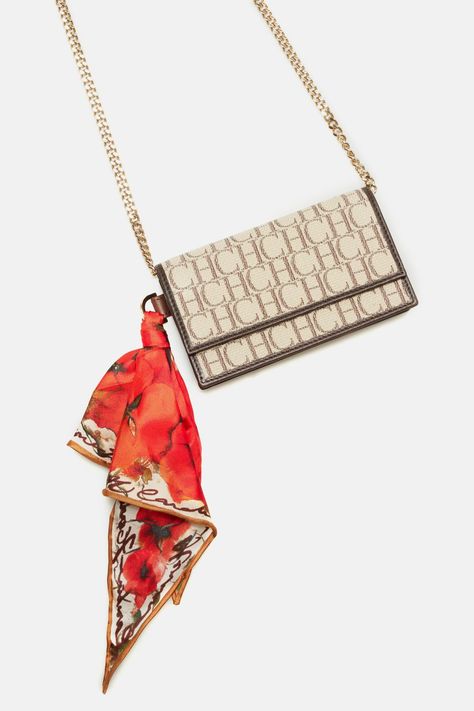 Shopping | Cross body wallet caracas - CH Carolina Herrera United States Carolina Herrera Bag, Carolina Herrera Bags, Ch Carolina Herrera, Printed Scarf, Keychain Wallet, Girly Stuff, Wallet Chain, Carolina Herrera, Scarf Print