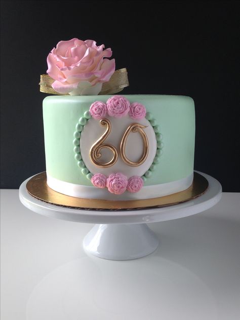 60th Birthday Cake 60yh Birthday Cake, Fondant 60th Birthday Cake, Elegant Cakes For Ladies, 60th Birthday Cake Design, 60th Birthday Cake For Ladies, Latest Cake Design, 65 Birthday Cake, Disco Cake, 60th Birthday Cake