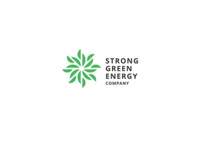 Strong Green Energy Green Energy Design, Green Energy Logo, Energy Logo Design, Property Logo Design, What Is Solar Energy, Solar Logo, Fresh Logo Design, Sustainable Schools, Positive Business Quotes