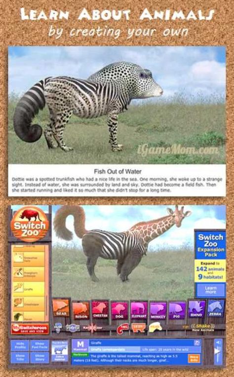 Fun way to learn about animals - kids can create their own animals with the parts of known animals and learn fun facts of the original animals Safari Vbs, Animal Adaptations, 1st Grade Science, Third Grade Science, 4th Grade Science, Animal Science, Animal Habitats, About Animals, Science Resources