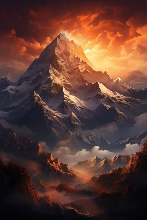 Art Mountains, Background Landscape, Mountain Images, Mountain Background, Best Photo Background, Prophetic Art, Mountain Wallpaper, Landscape Art Painting, The Heights