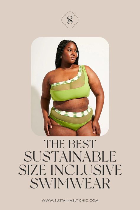 With summer right around the corner, you may be looking for a new sustainable swimsuit. Swimsuits should make us feel confident and comfortable. They should be made to fit our bodies - not the other way around. Unfortunately, many sustainable swimwear companies don’t offer inclusive sizing. This makes it incredibly difficult for women of all shapes and sizes to shop sustainably. That’s why we’re here to help. We’ve put together seven fantastic, size inclusive swimwear brands you’ll love. Inclusive Swimwear, Fashionable Activewear, Summer Style Guide, Swimsuit Brands, Pants Collection, Best Swimsuits, Vintage Trends, Sustainable Swimwear, Activewear Fashion