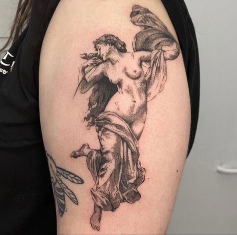 Pre Raphaelite Tattoo, Calliope Tattoo, Sappho Tattoo, Nymph Tattoo, Birth Of Venus Tattoo, Greek Goddess Tattoo, Aphrodite Tattoo, Venus Tattoo, Adolphe Bouguereau