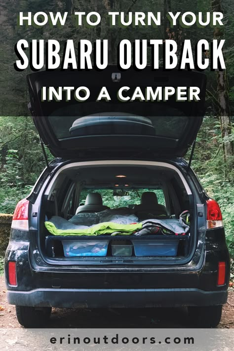 Subaru Outback Camping, Outback Camper, Car Camping Ideas, Subaru Camping, Outback Camping, Car Camping Organization, Camping Gear Gadgets, Camper Car, Suv Camper