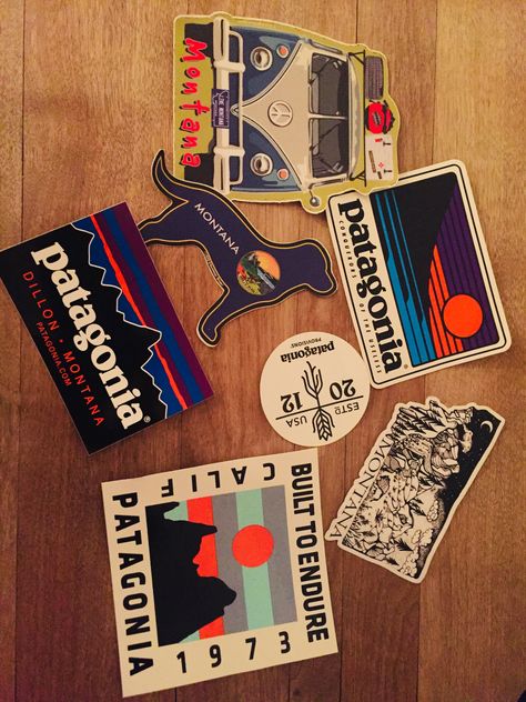 Patagonia Graphic Design, Patagonia Sticker, Patagonia Store, Patagonia Tshirt, Patagonia Logo, Computer Sticker, Sticker Bomb, Adventure Art, Hand Drawn Logo