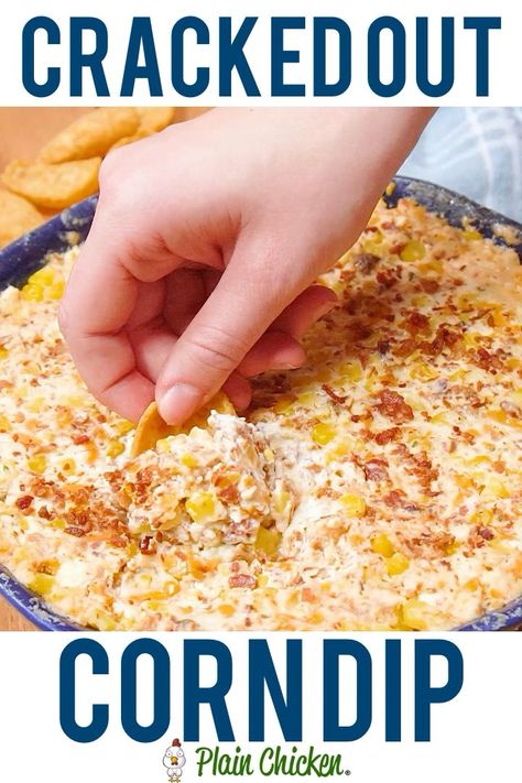 Cracked Out Corn Dip, Corn Cream Cheese, Corn Cream, Cracked Out, Corn Dip, Dip Recipes Easy, Snacks Für Party, Yummy Dips, Party Food Appetizers