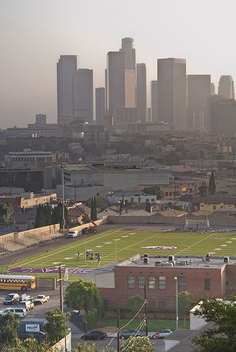 Cathedral High School, Los Angeles, California, USA Los Angeles High School, California English, California High School, American High School, Military School, Dream Aesthetic, American Dream, California Usa, Seattle Skyline