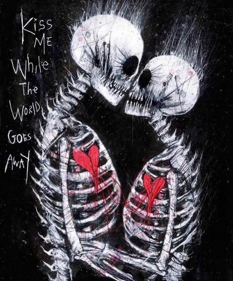 Emi Boz on Instagram: "Bidding starts at 21 usd for a “Kiss Me” signed print, comment with your bid below . #skull #romanticquotes #goth #skeletonart #skeleton #spookyart #soulmates #soulmate #usagainsttheworld" Left Arm Tattoo, Skull Quote, Horror Stuff, Beautiful Angels Pictures, Funny Iphone Wallpaper, Skull Lover, Skull Artwork, Skeleton Art, Edgy Wallpaper