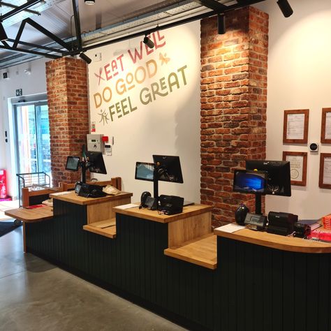 Bespoke Retail Counters designed, manufactured and installed at our Award Winning Farm Shop customer checkout area 😎 View our new website dedicated to bespoke shop counters, custom retail checkouts and reception desks 💻 shop-counters.co.uk by Stagecraft Display Ltd We specialise in tailor-made solutions to suit our customers' unique needs Contact us to discuss your retail display needs 📧 sales@stagecraft-uk.com 📞 01686629096 Shop-Counters.co.uk is part of @stagecraftdisplay Check out our m... Unique Checkout Counter, Cashier Counter Design Store, Check Out Counter Ideas, Cashier Counter Design Retail, Service Counter Design, Retail Checkout Counter, Cashier Counter Design, Retail Checkout, Cash Wrap Counter