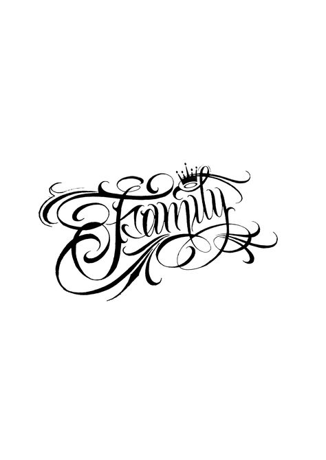 Family Text Tattoo, Aztec Tattoos Sleeve, Half Sleeve Tattoo Stencils, Band Tattoos For Men, Learn To Tattoo, Filigree Tattoo, Tattoo Lettering Design, Tattoo Lettering Styles, Crown Tattoo Design