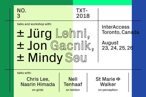 A-B-Z-TXT 2018 – Call for Participants (Toronto, Aug 23–26) / @abz-co Summer Typography, Art Media, Vr Experience, Four Days, Self Driving, Research Projects, St Mary, British Artist, Social Science